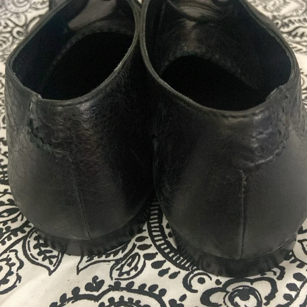 BALENCIAGA LEATHER VINTAGE LACE UP SHOES SIZE 41 - Picture 4 of 11